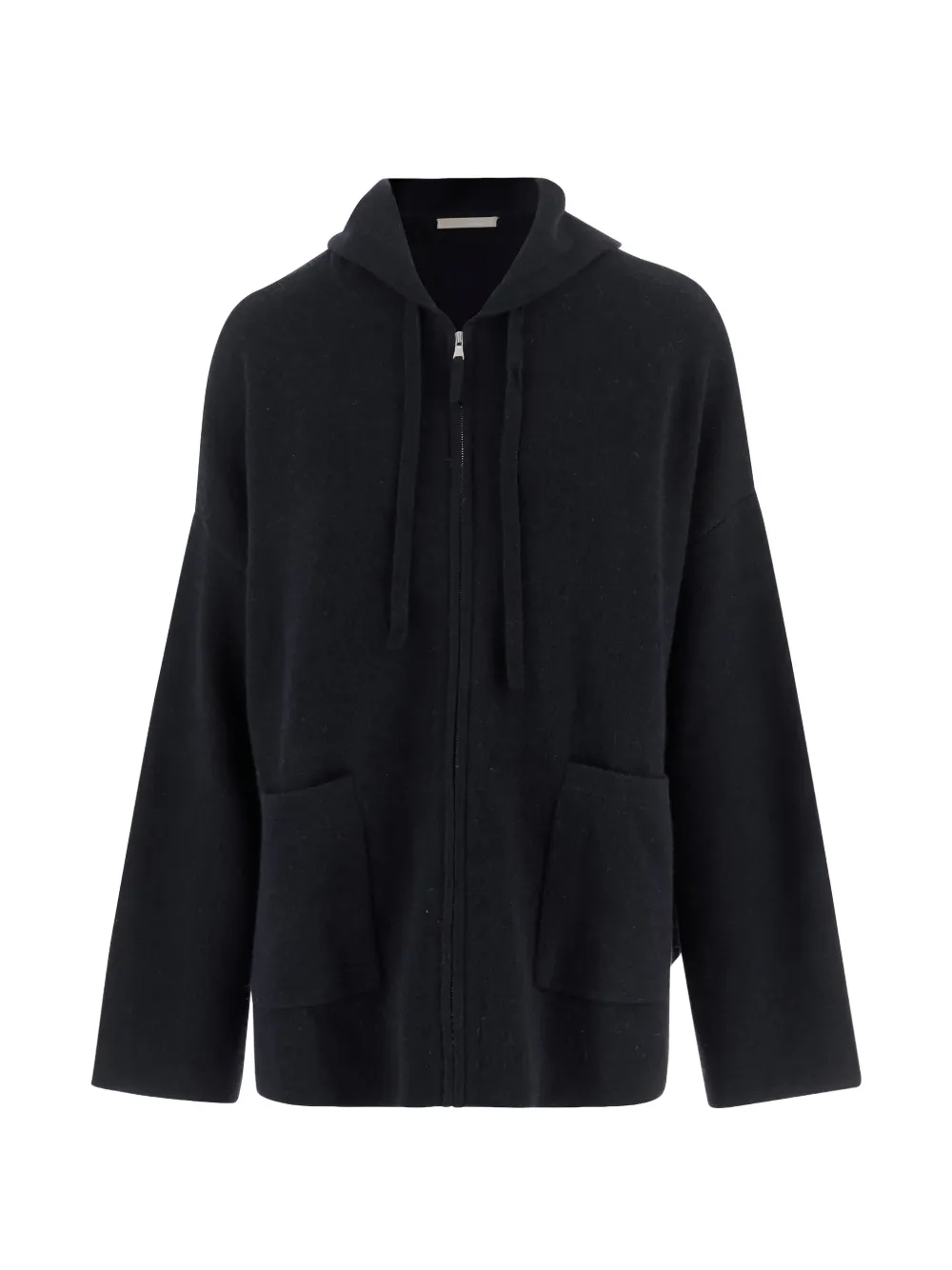Allude hooded zip sweatshirt - Nero