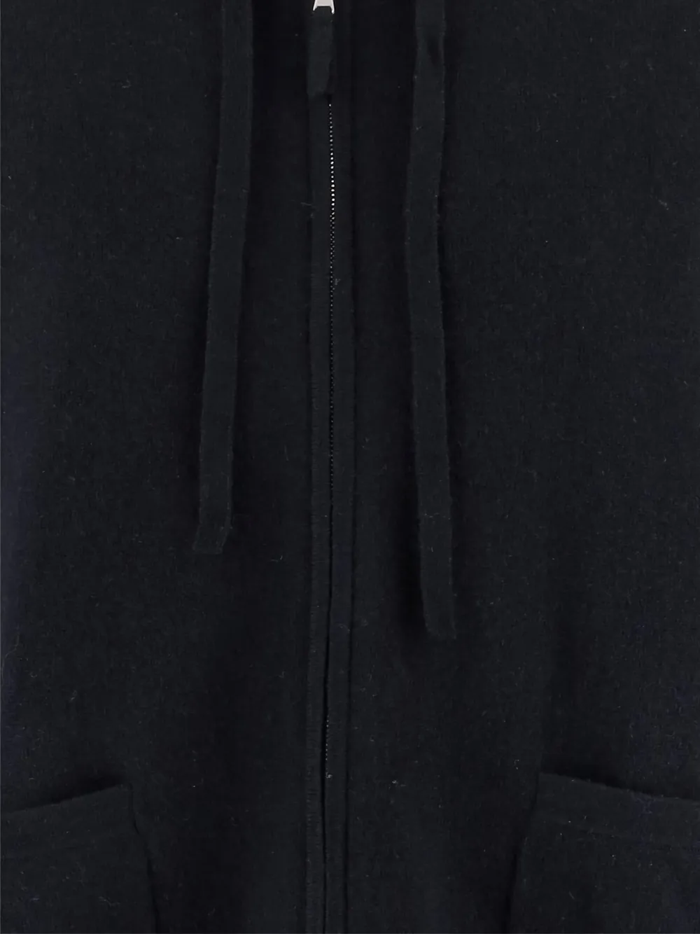  Allude Hooded Zip Sweatshirt - Black 