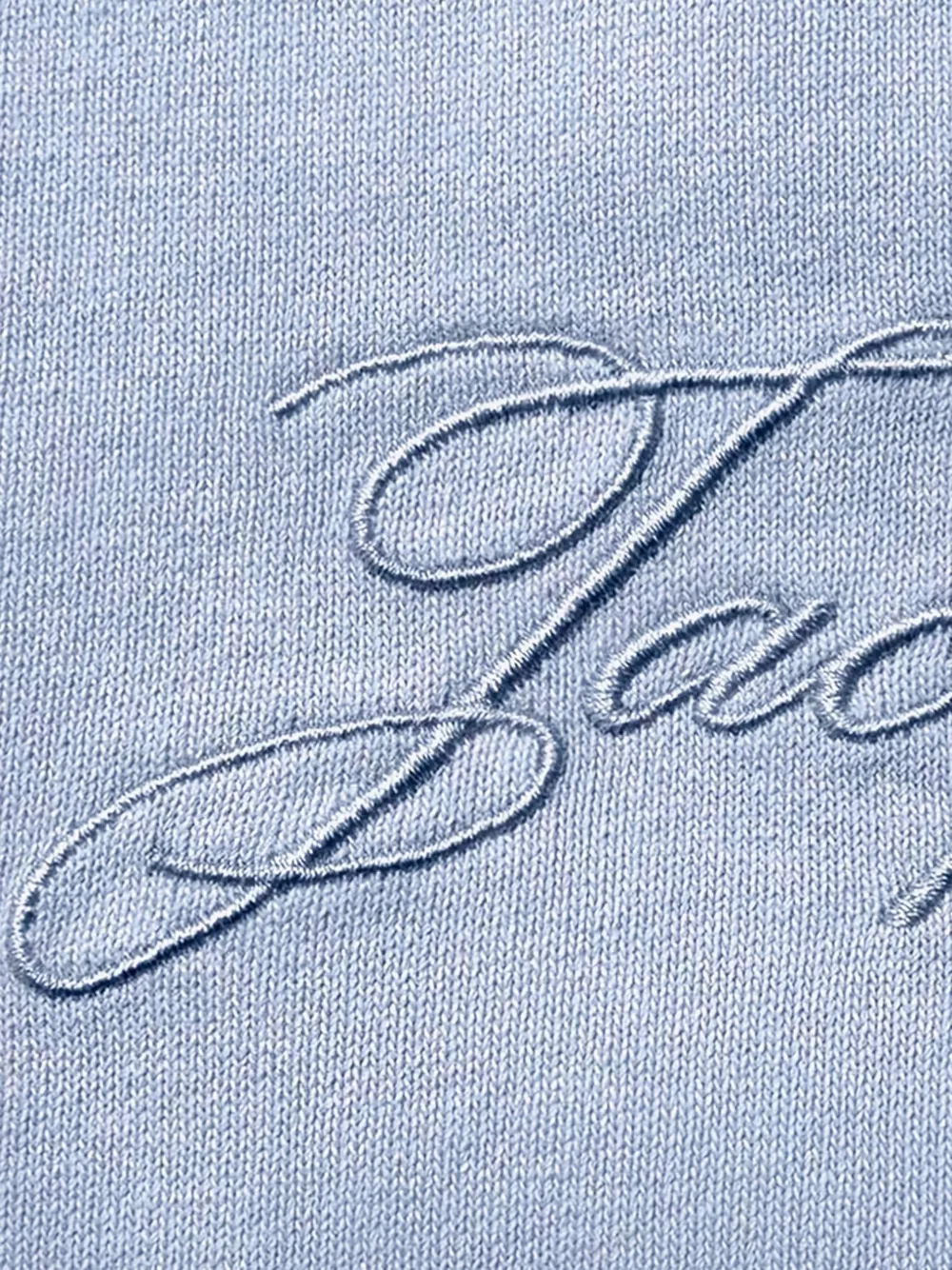 Jacquemus The Pigmento T-shirt met geborduurd logo Blauw