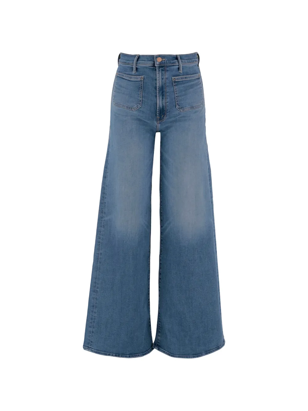 MOTHER high-rise wide-leg jeans - Blu