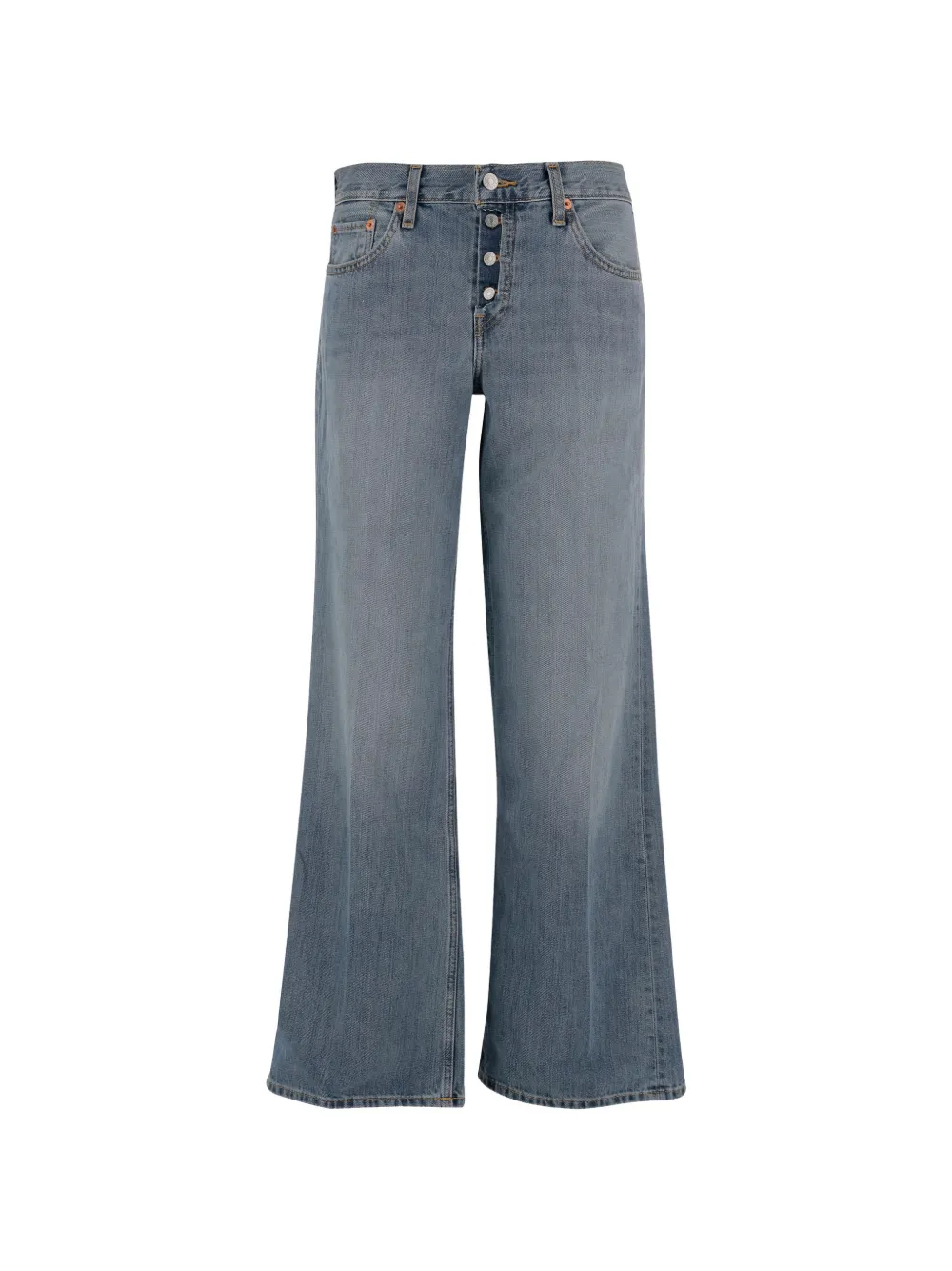RE/DONE five-pocket washed jeans - Blu