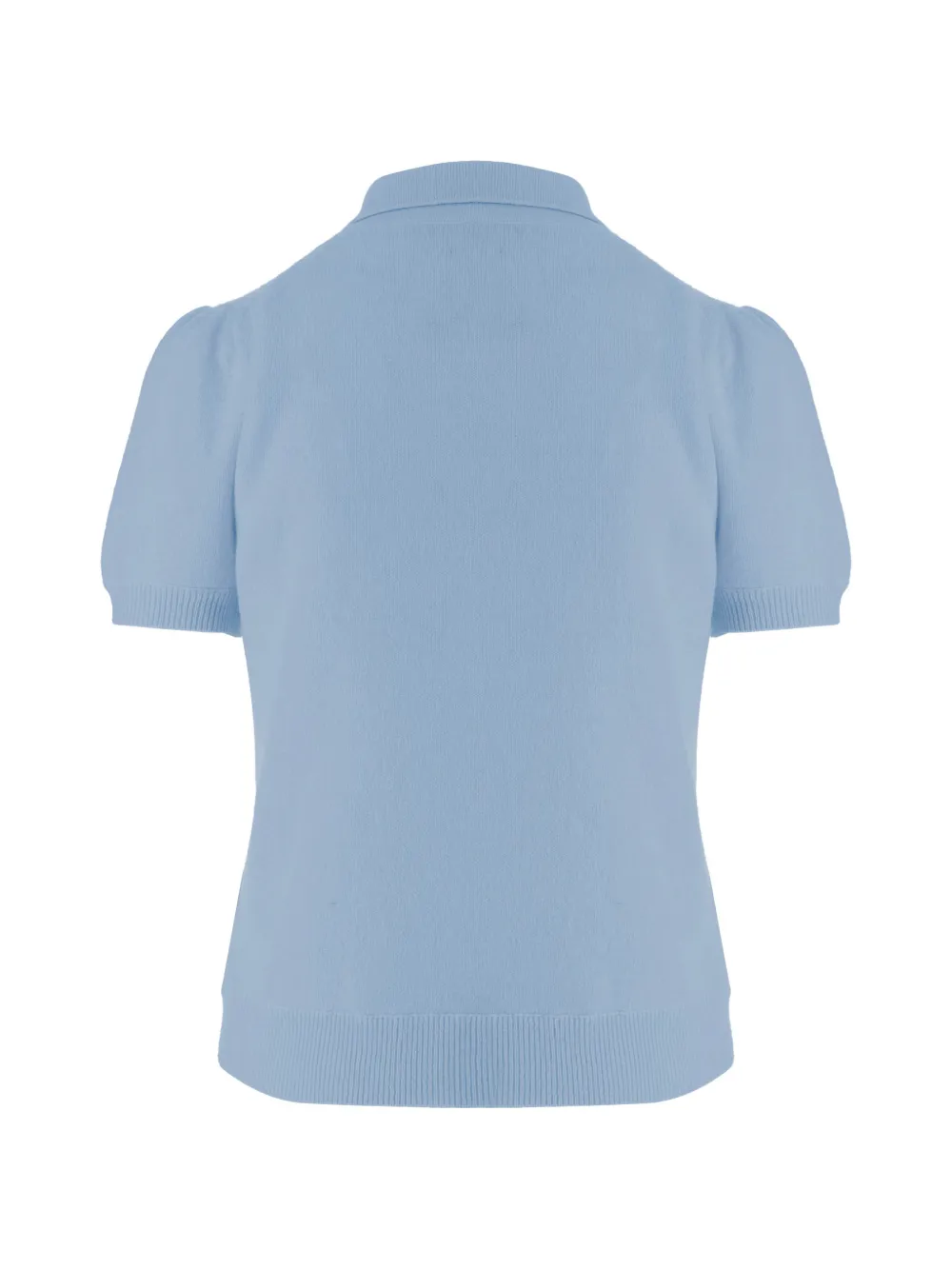  Allude Button Short-sleeves Polo Shirt - Blue 