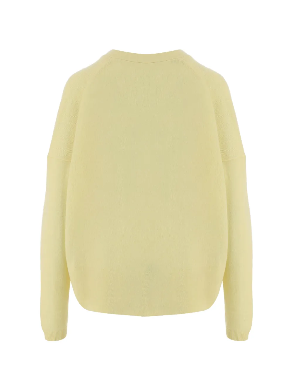  Allude Patch-pockets V-neck Cardigan - Yellow 