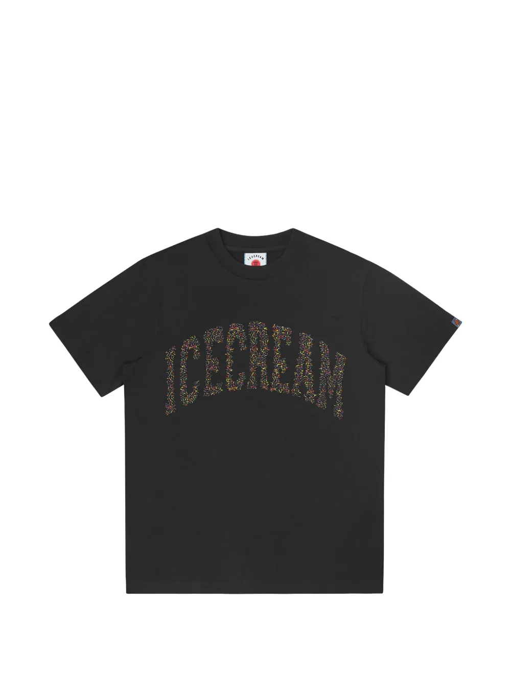 ICECREAM round-neck logo T-shirt - Nero
