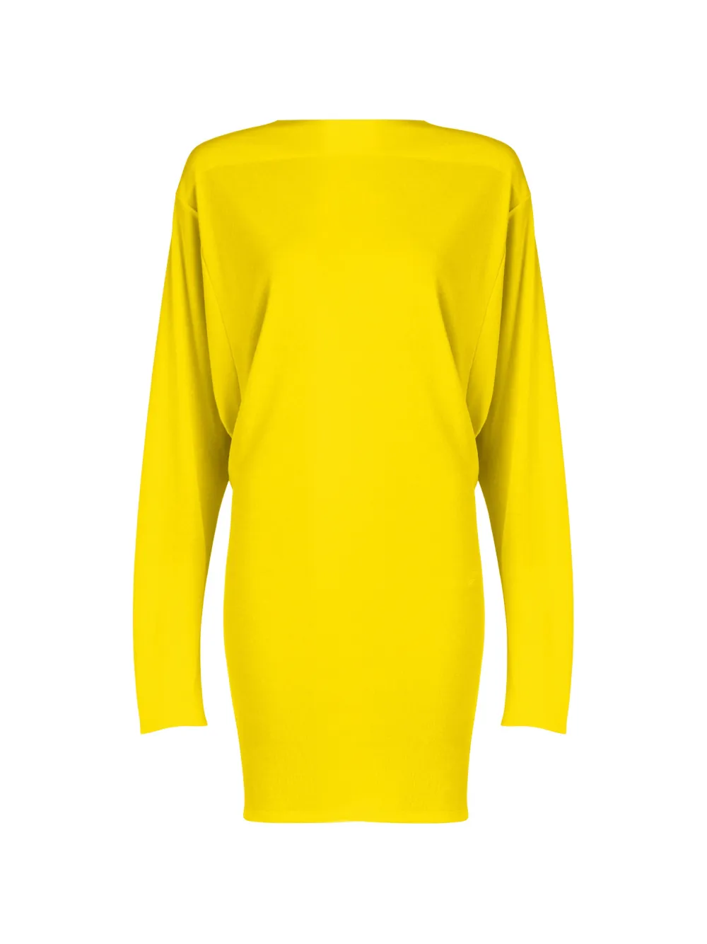 Jacquemus long-sleeved cutout mini dress - Giallo