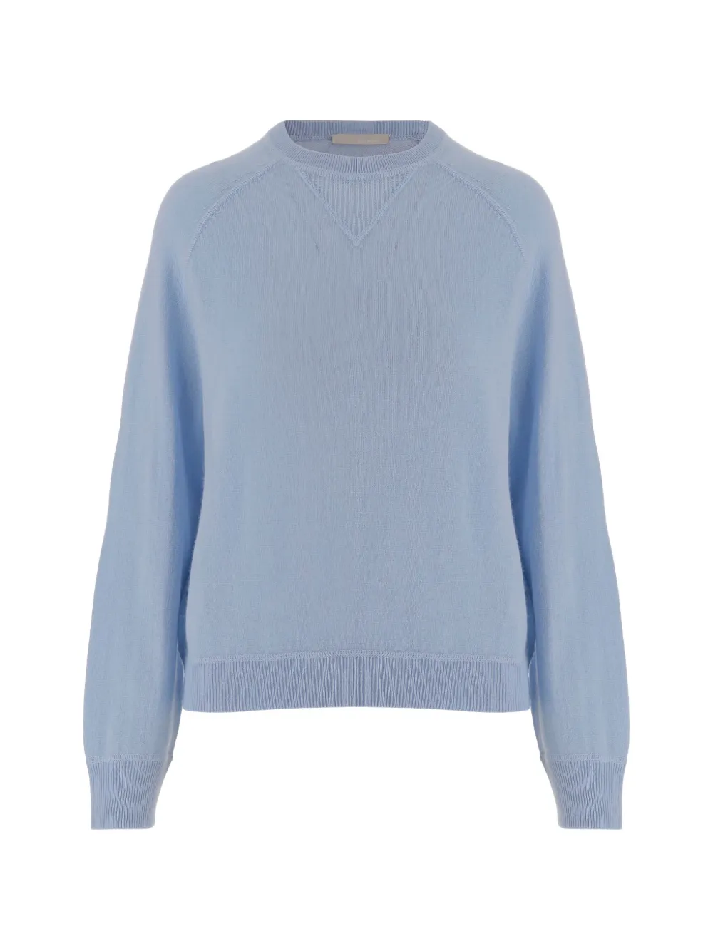 Allude crew-neck ribbed sweater - Blu