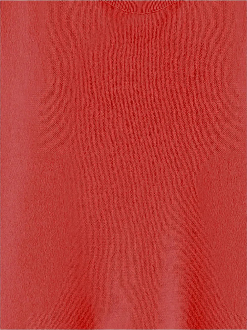  Allude V-neck Ribbed Sweater - Red 