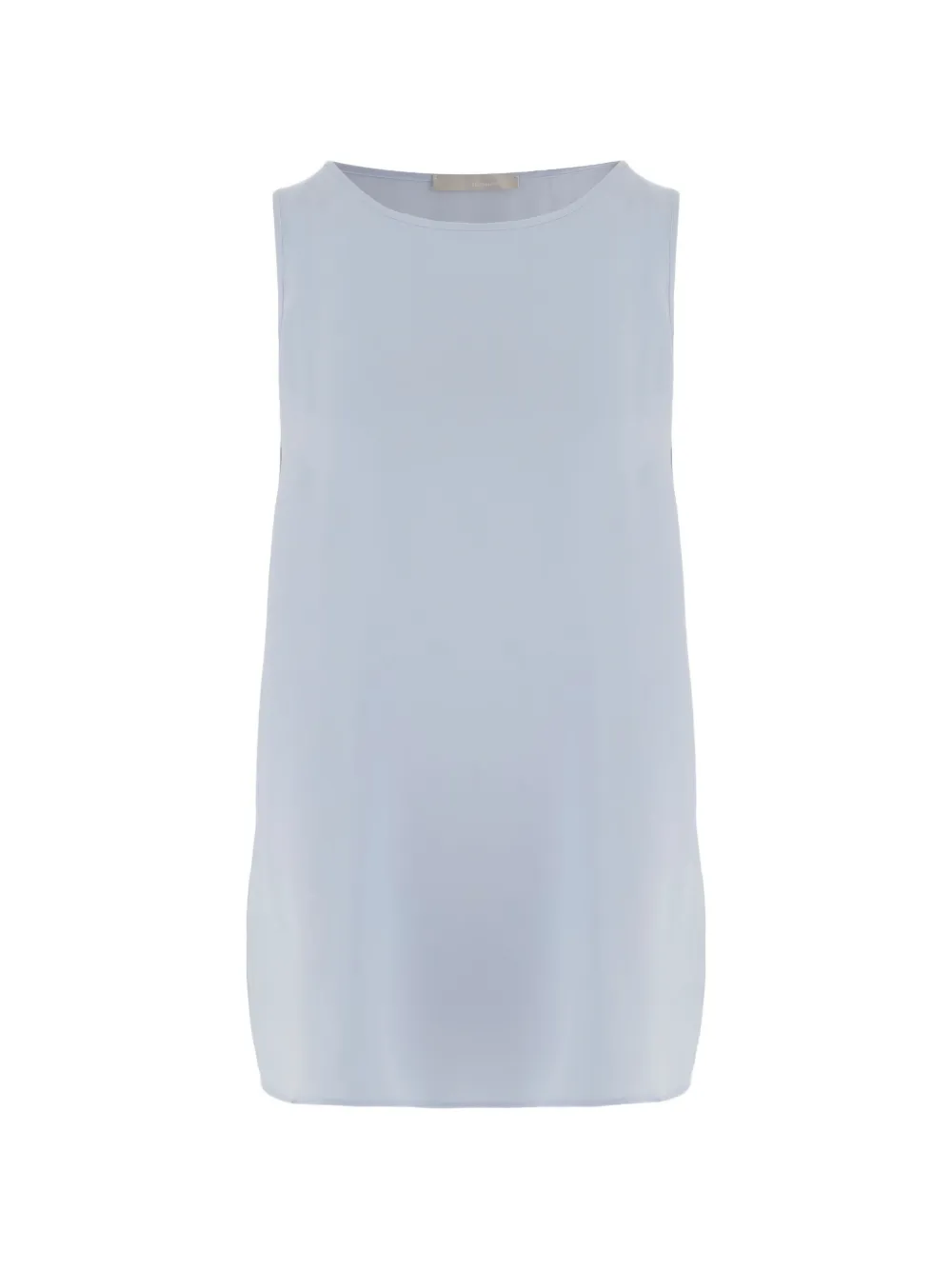Allude round-neck sleeveless top - Blu