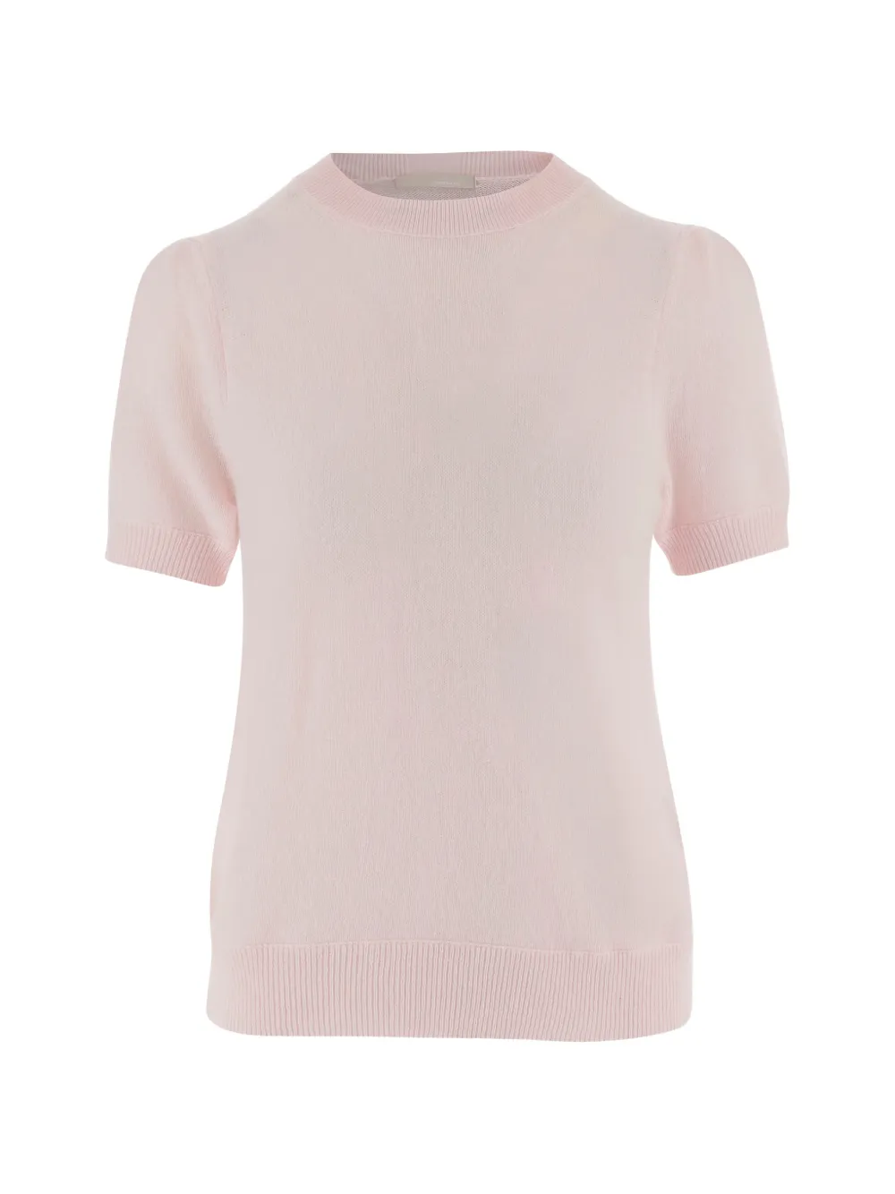 Allude ribbed crew-neck T-shirt - Rosa