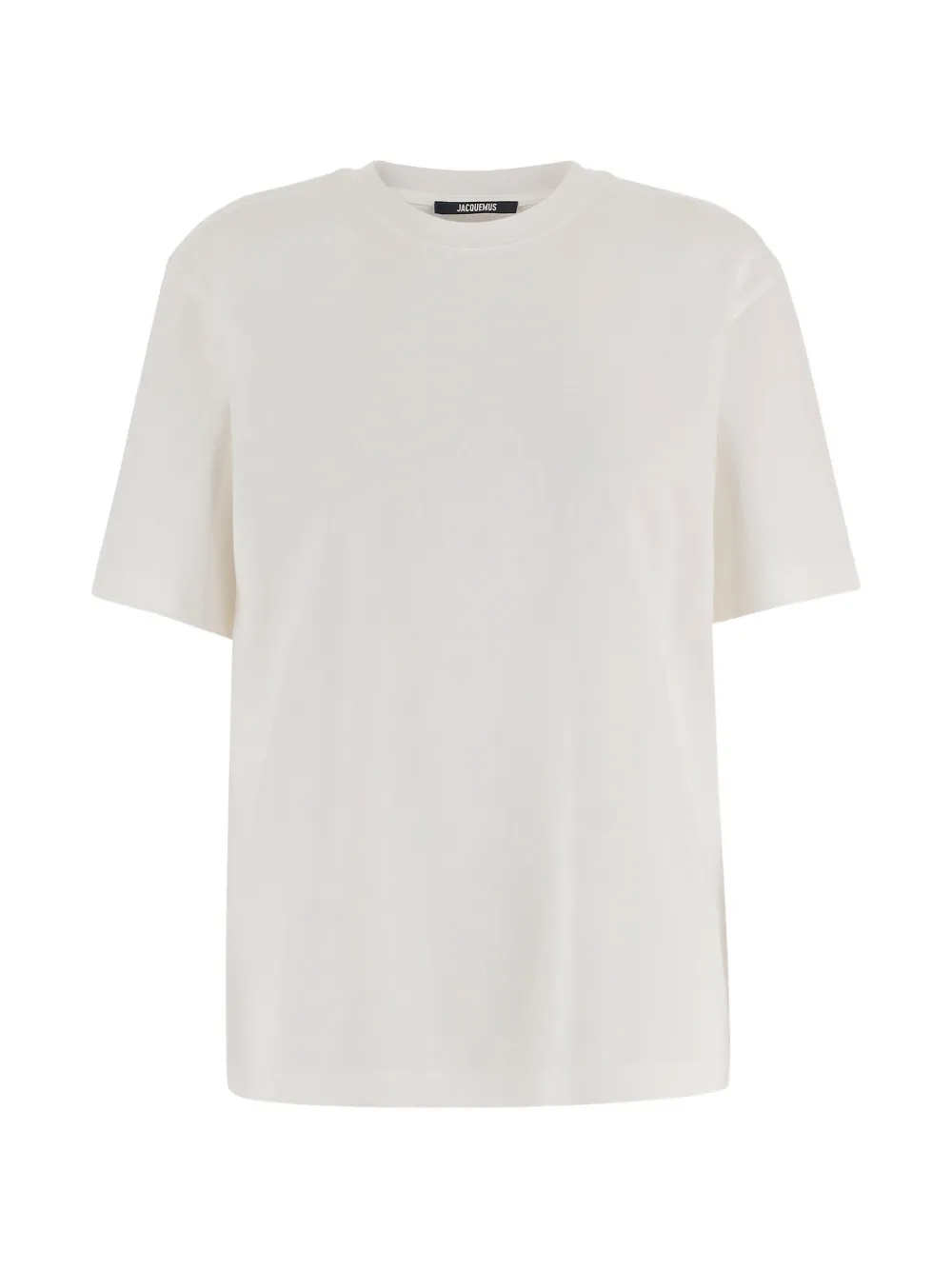 Jacquemus logo-lettering crew-neck T-shirt - Toni neutri