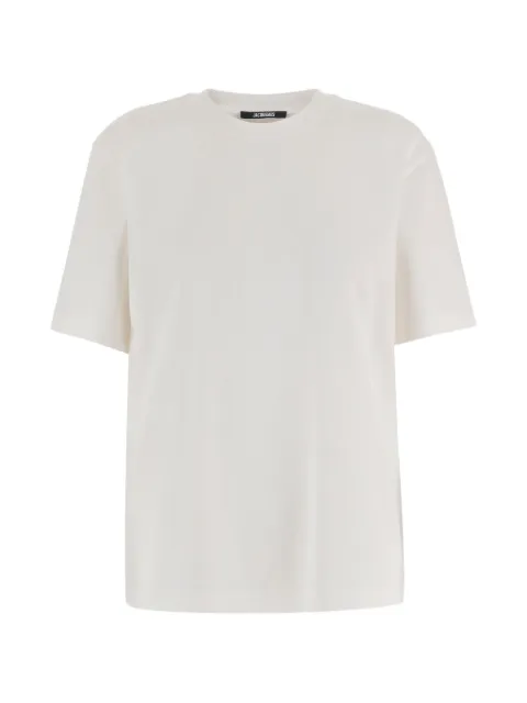 Jacquemus playera con cuello redondo y letras del logo 