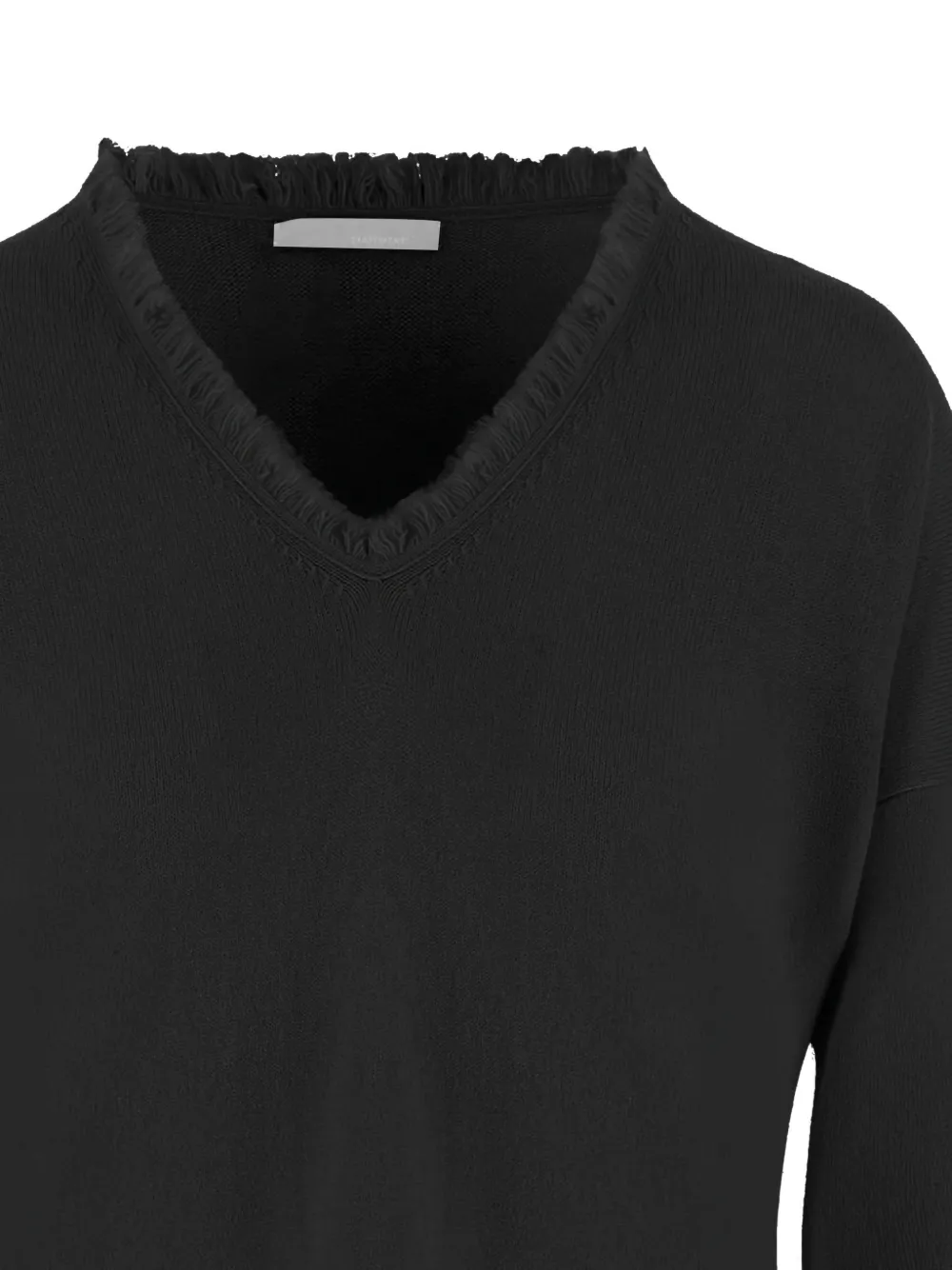  Allude Pull à Col V - Noir 