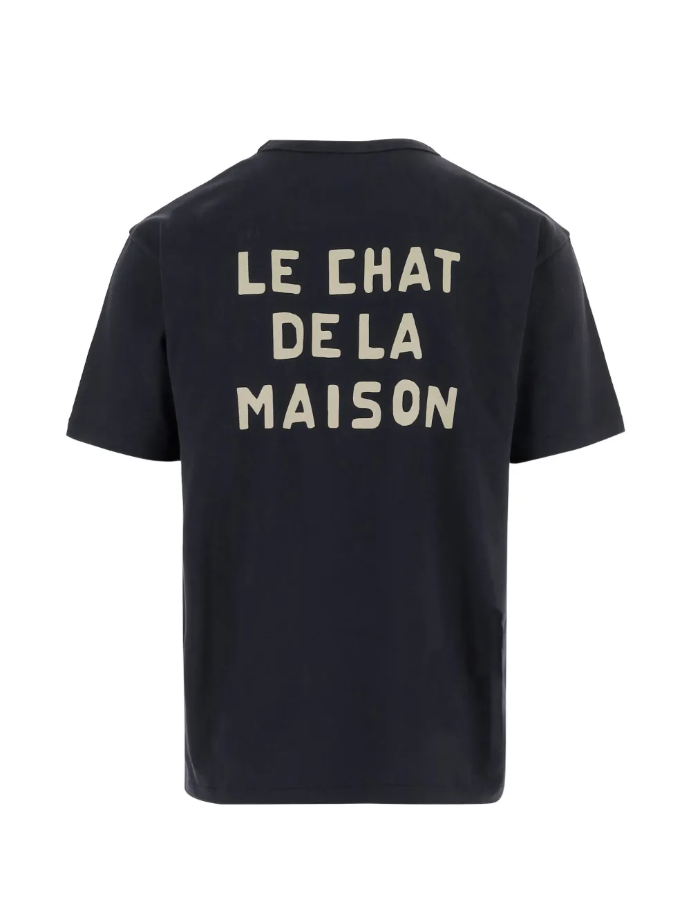 Valentino Garavani katoenen T-shirt met Le Chat de la Maison print Blauw