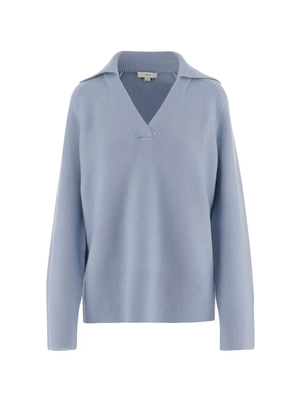 Vince ribbed V-neck sweater - Blu