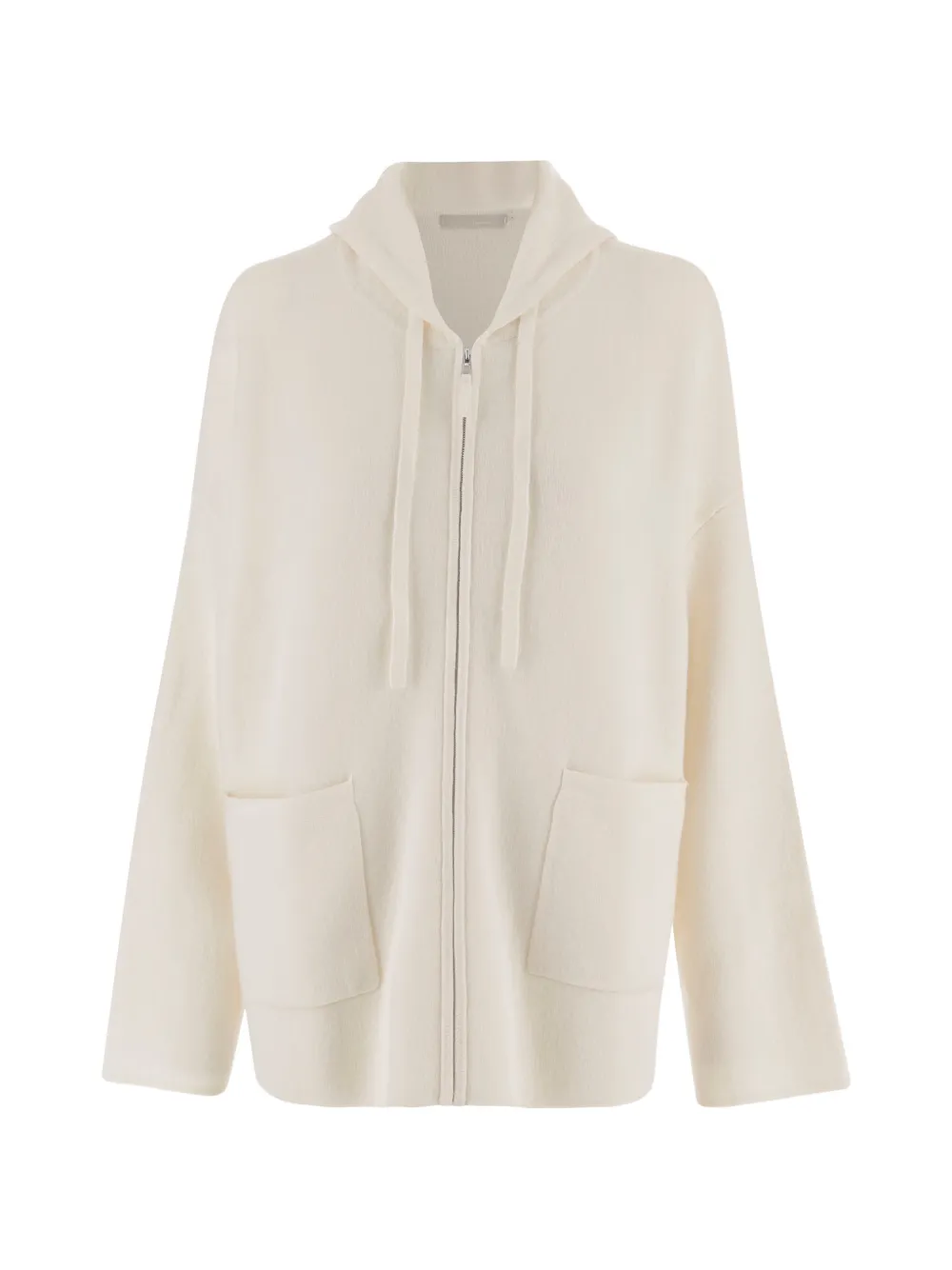 Allude hooded zip cardigan - Nude