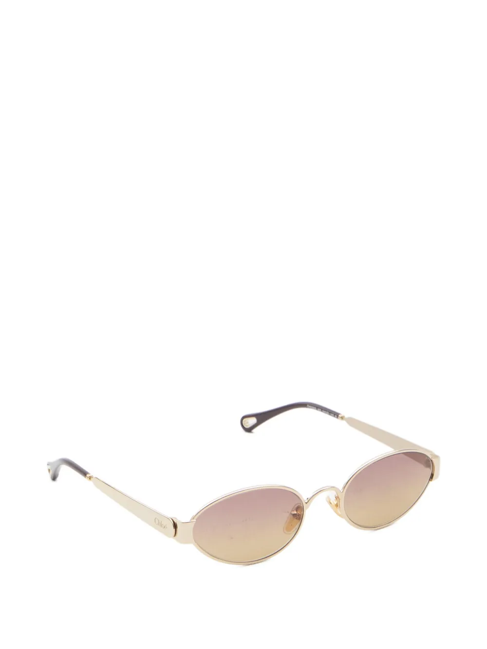 Chloé Holly oval-frame sunglasses - Oro