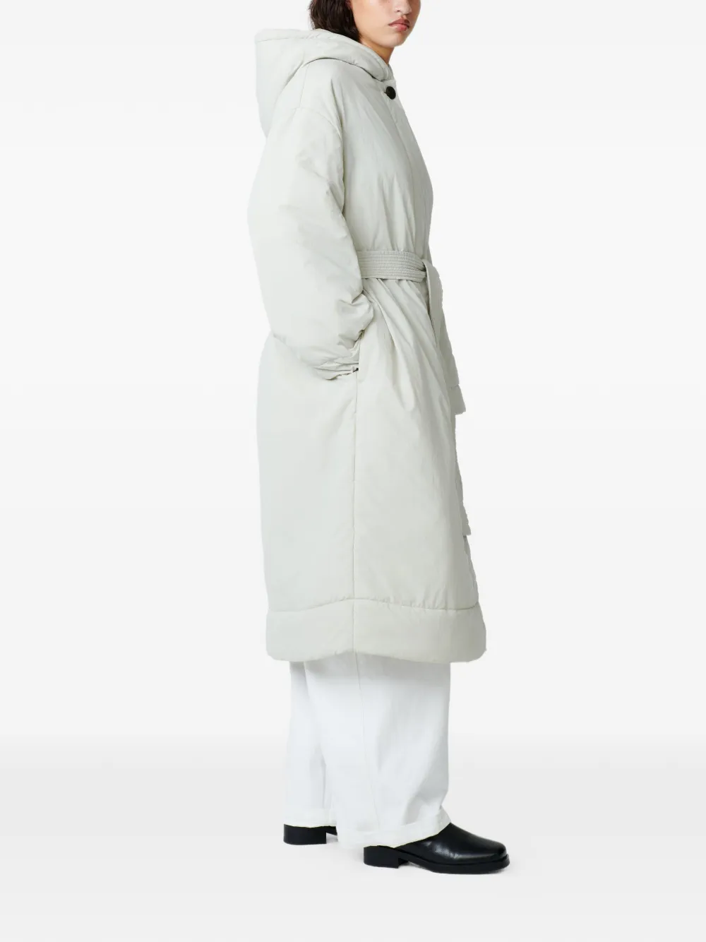  Studio Nicholson Kariba Hooded Belted Coat - Neutrals 