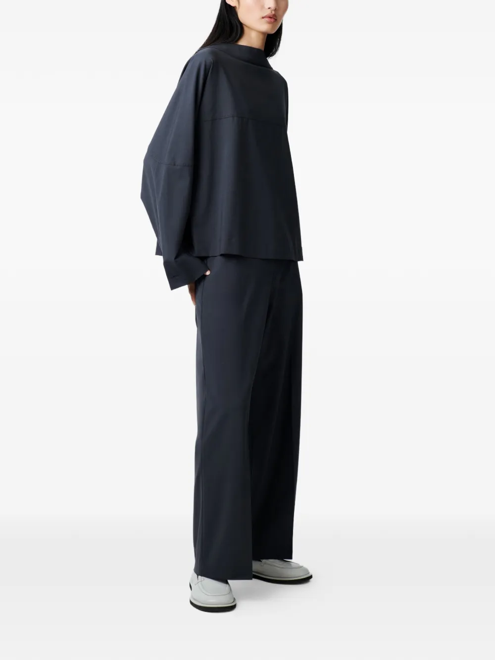  Studio Nicholson Baier Pressed Crease Trousers - Grey 