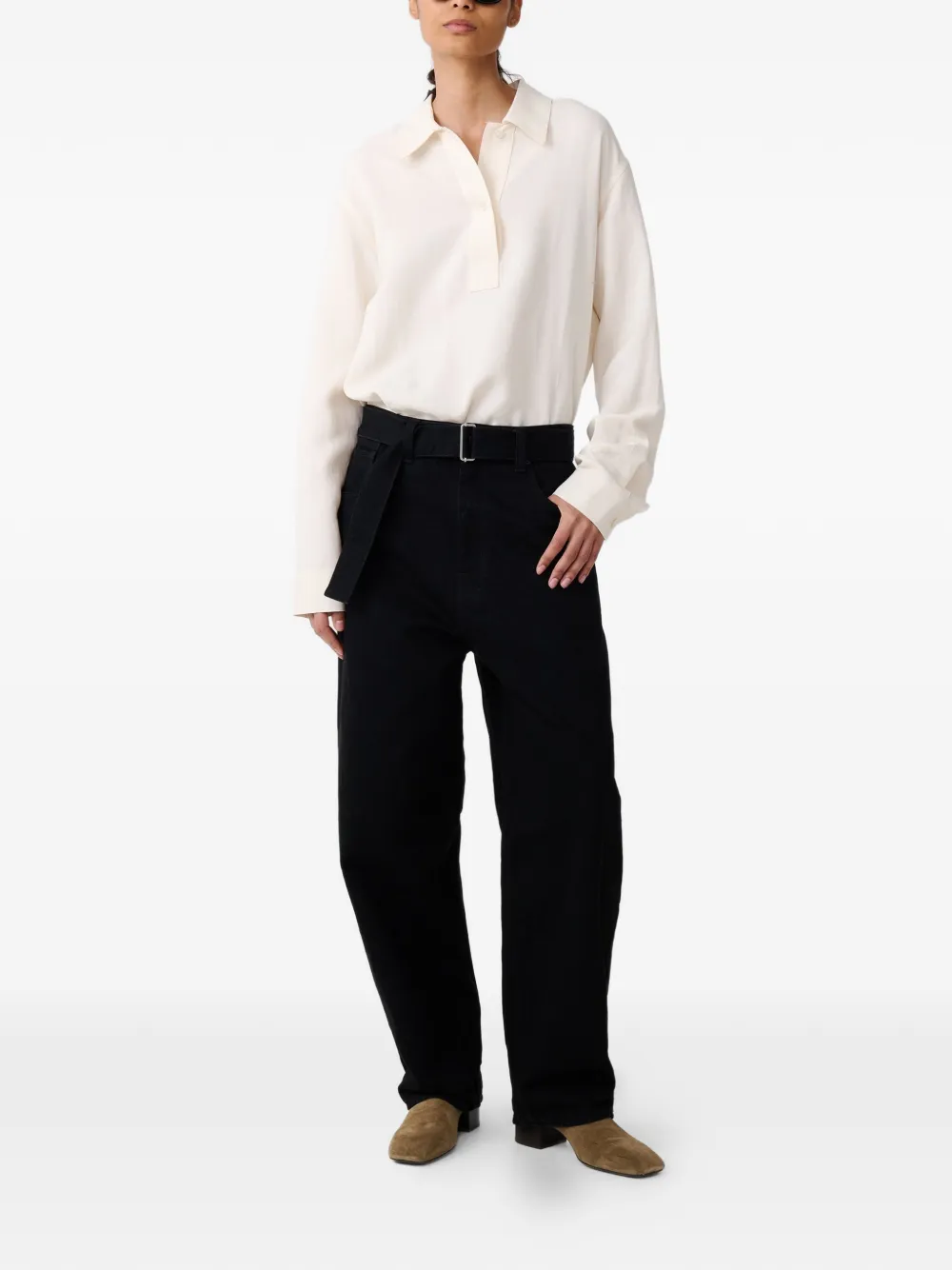  Studio Nicholson Camisa Pinole - Neutro 