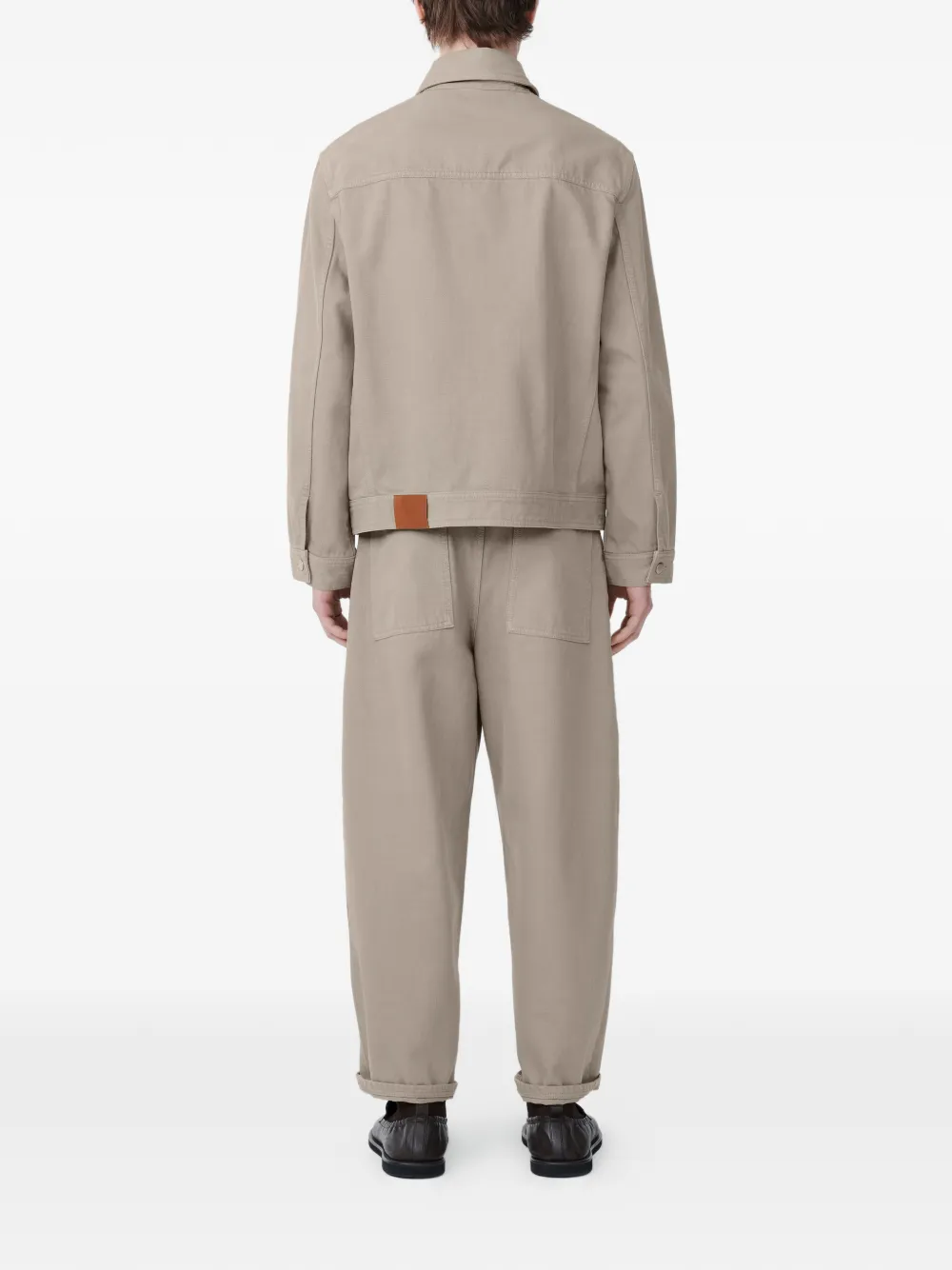 Studio Nicholson Petar Patch-pocket Jacket In Gray
