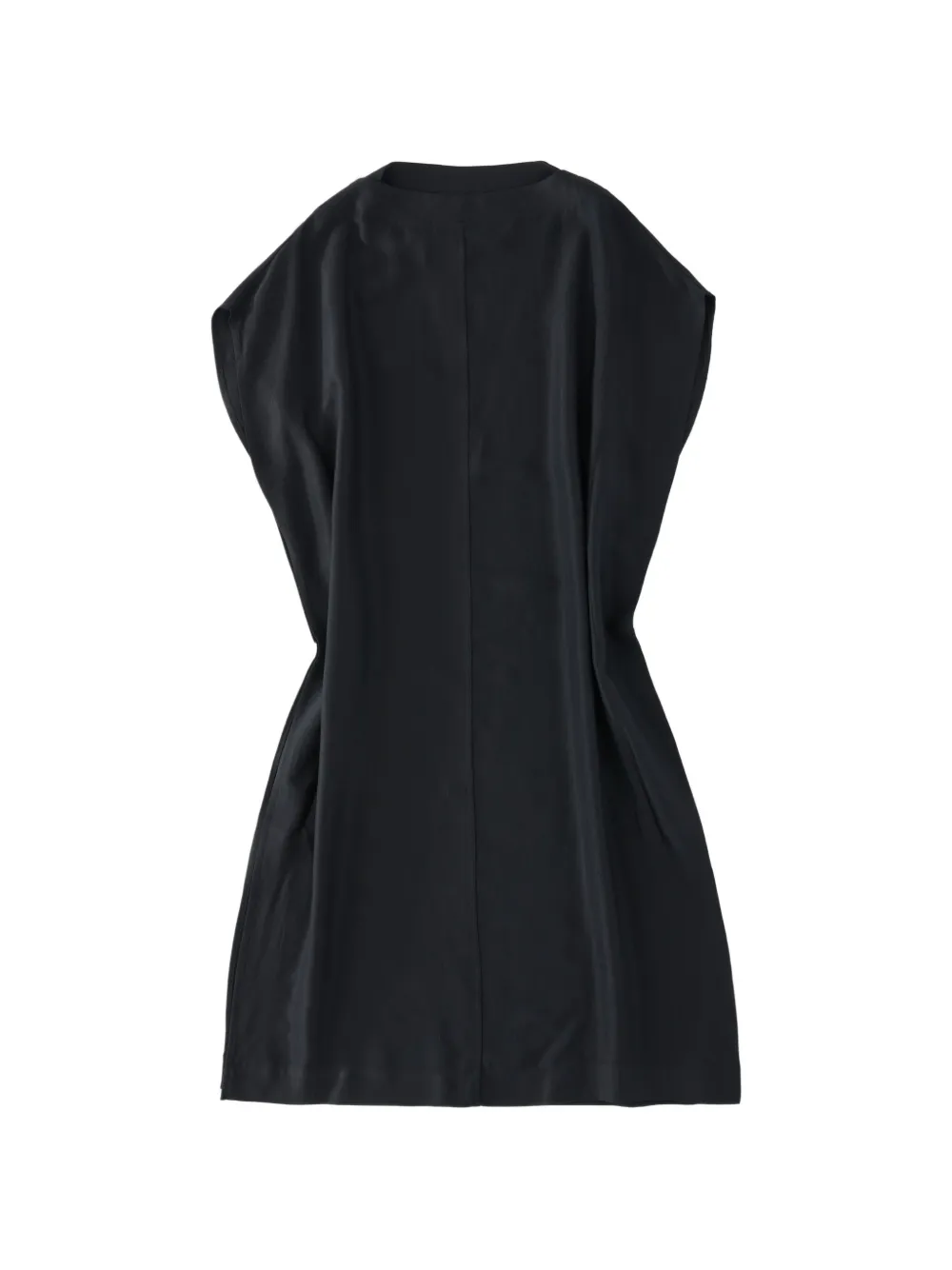 Studio Nicholson Ever Front-seam Midi Dress In Black