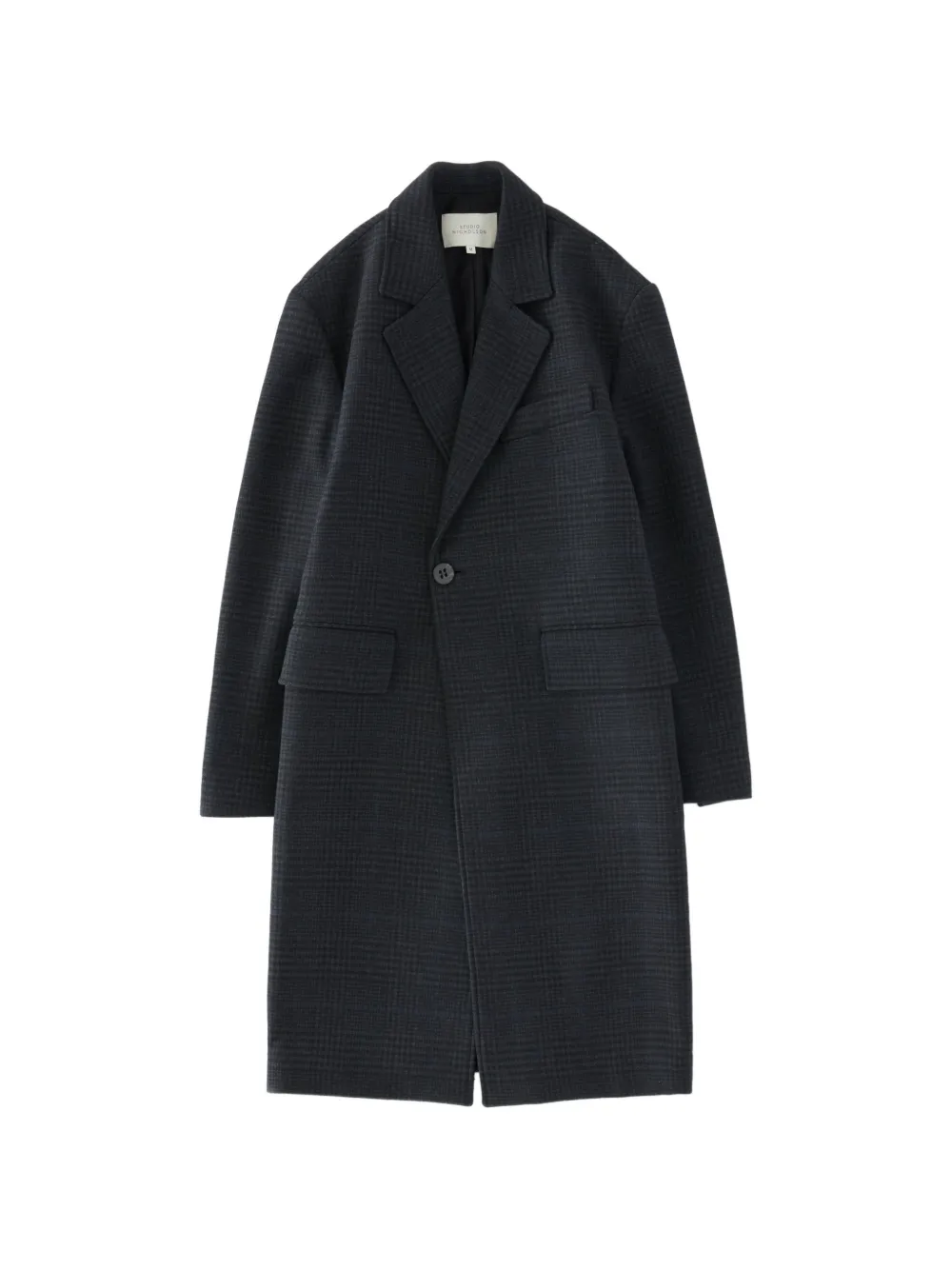 Studio Nicholson Brooke Coat In Blue