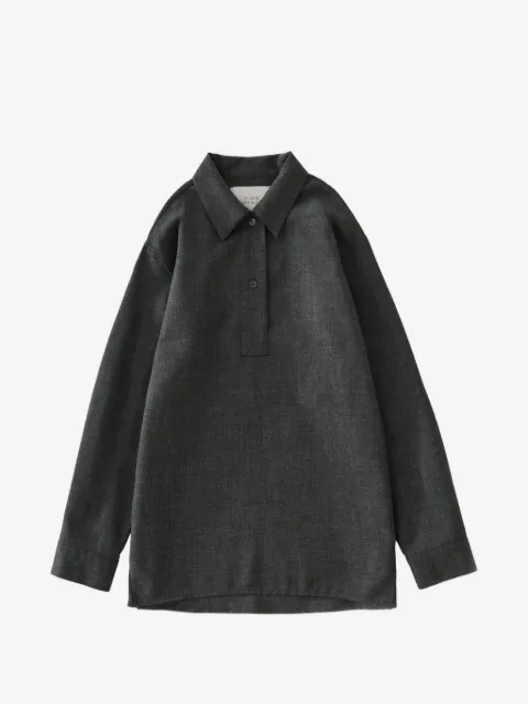 Studio Nicholson camisa estilo jumper con hombros caídos