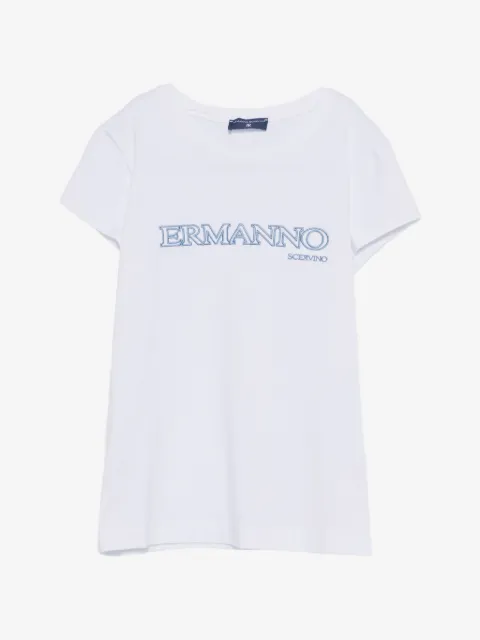 Ermanno Scervino Junior playera con bordado