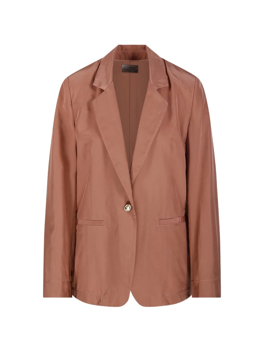 Forte Forte single-breasted blazer - Marrone