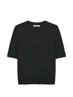 Patou logo-jacquard Cropped Top | Black | FARFETCH OM