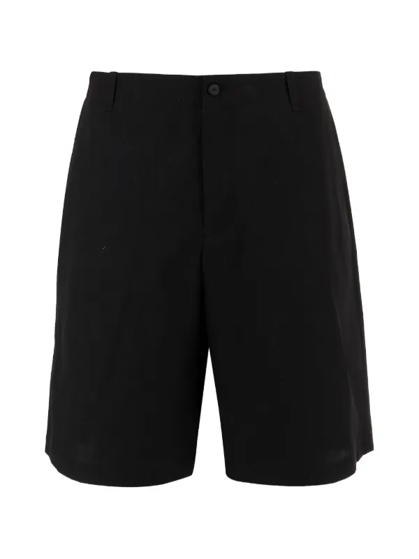 Jacquemus Button Shorts in Black