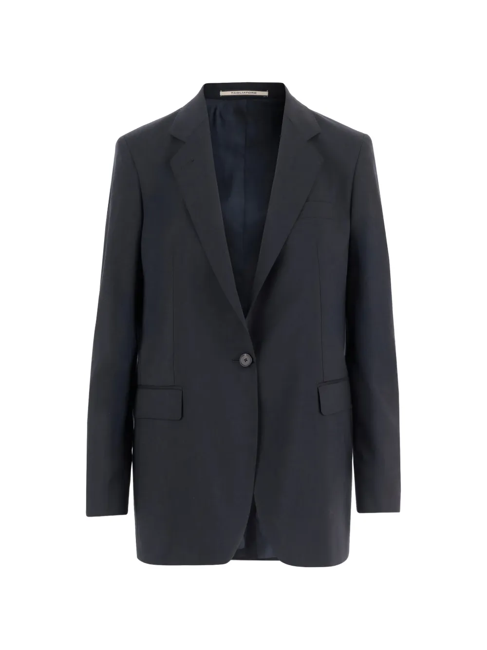 Tagliatore lapel single-breasted blazer - Blu