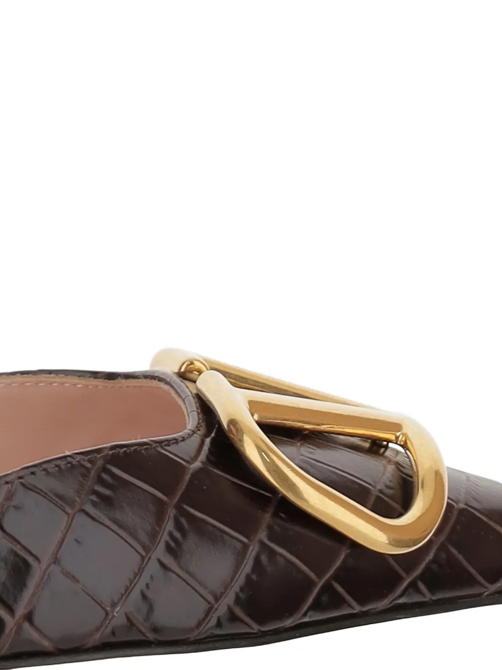 Valentino Garavani animal-print Vlogo pumps Bruin