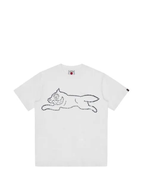 ICECREAM playera con cuello redondo y detalles de cristal