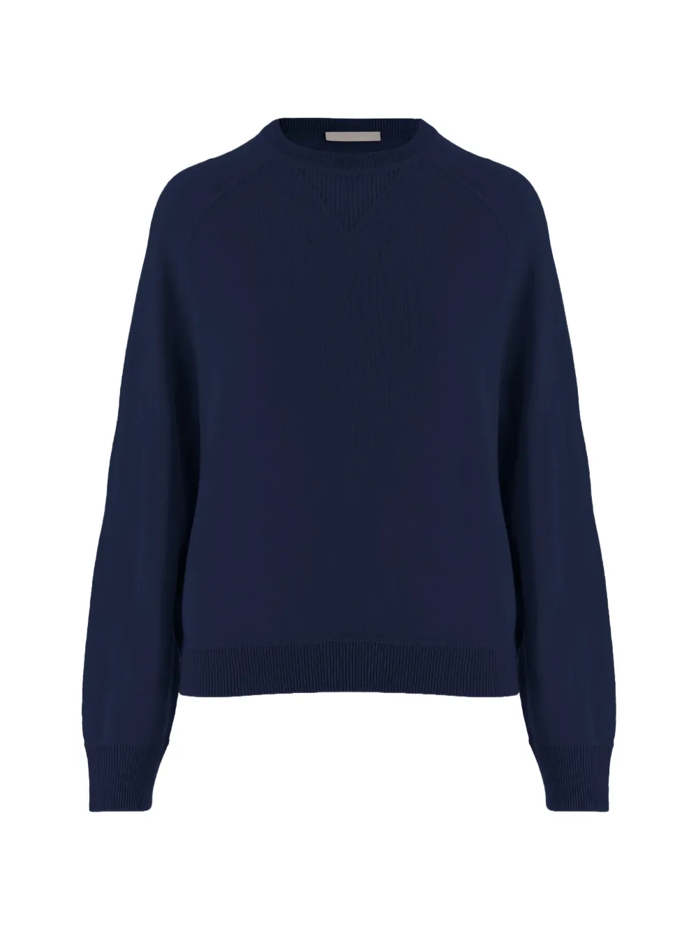 Allude crew-neck ribbed sweater - Blu
