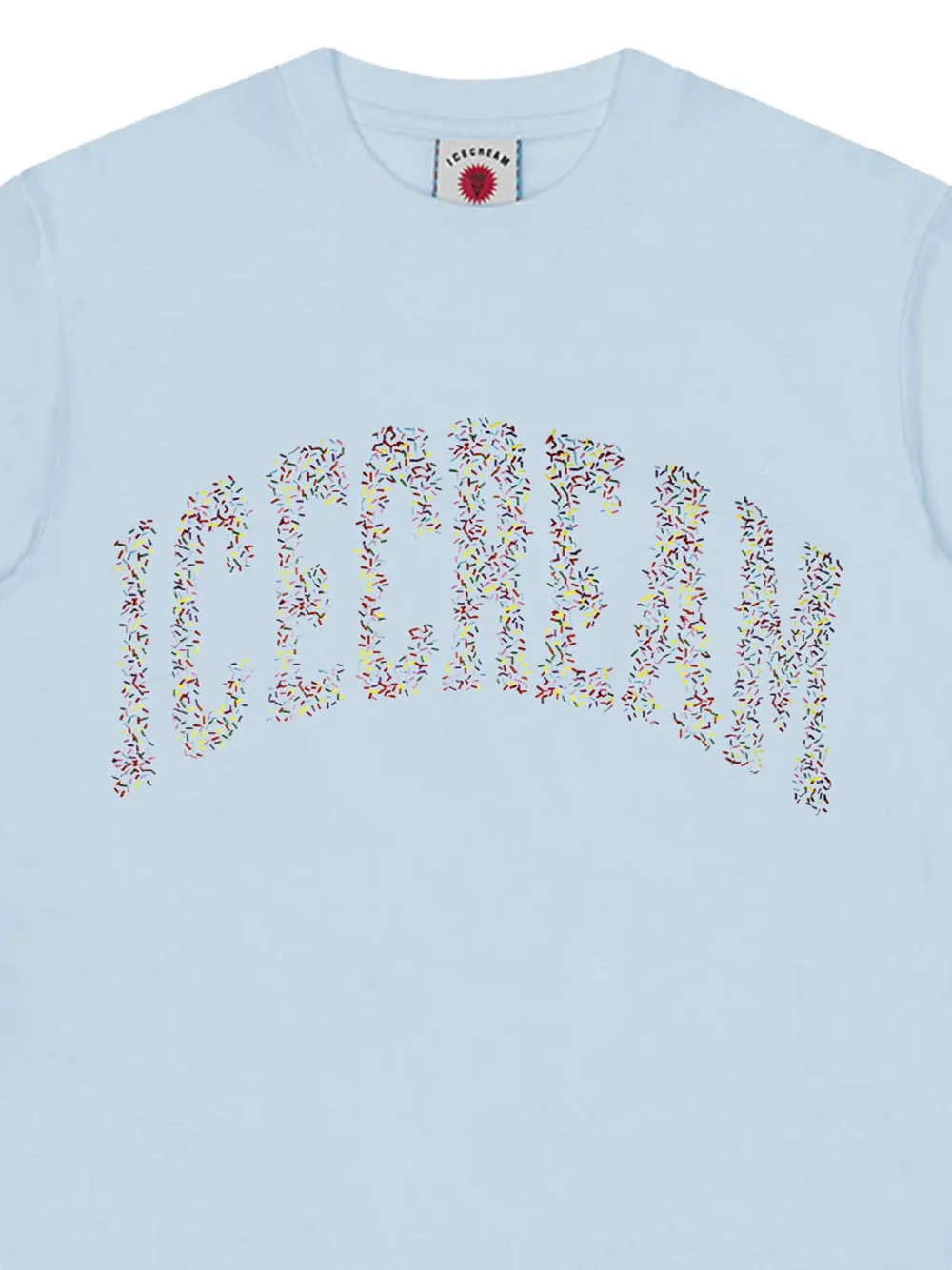 ICECREAM T-shirt met logodetail Blauw