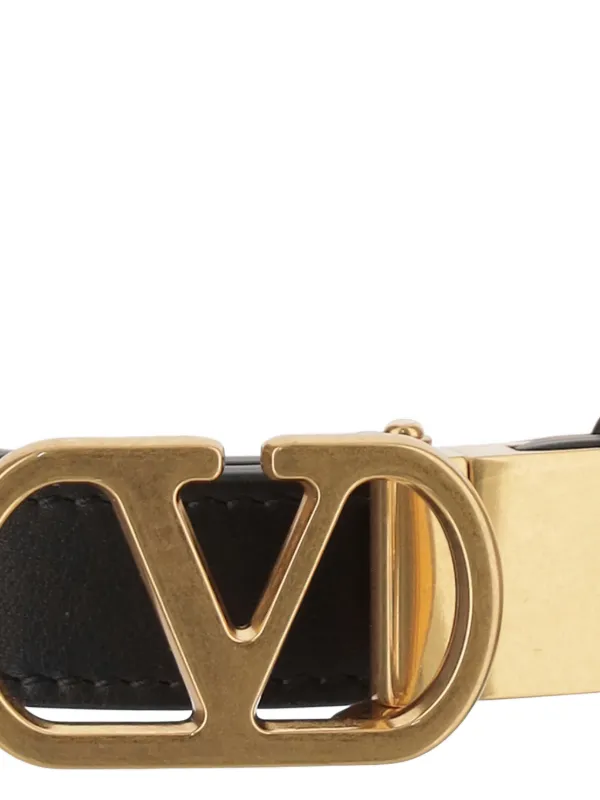 Valentino Garavani Vロゴ リバーシブル ベルト | ブラック | FARFETCH JP