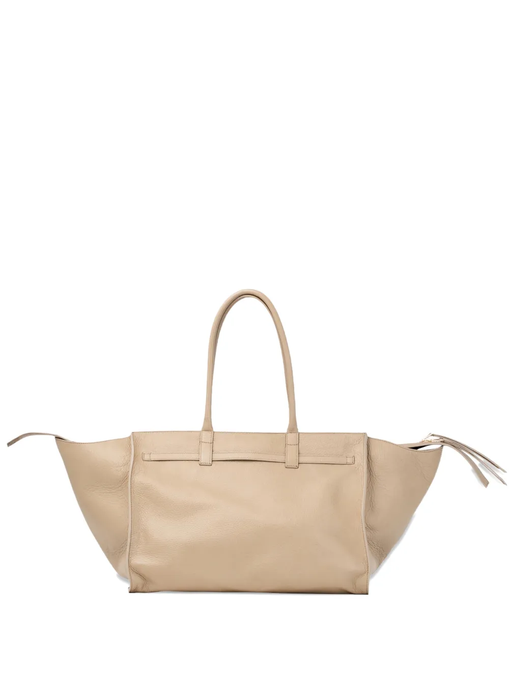 Benedetta Bruzziches Mame Weekend metal-detail tote bag - Toni neutri