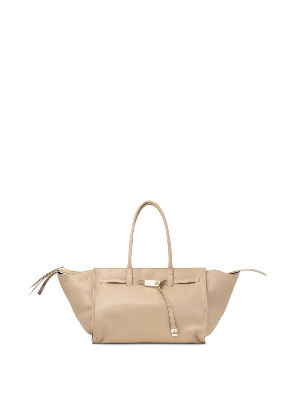 Benedetta Bruzziches Mame Weekend metal-detail tote bag - Toni neutri