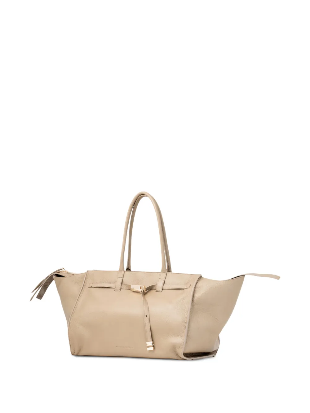 Benedetta Bruzziches Mame Weekend shopper met metalen detail Beige