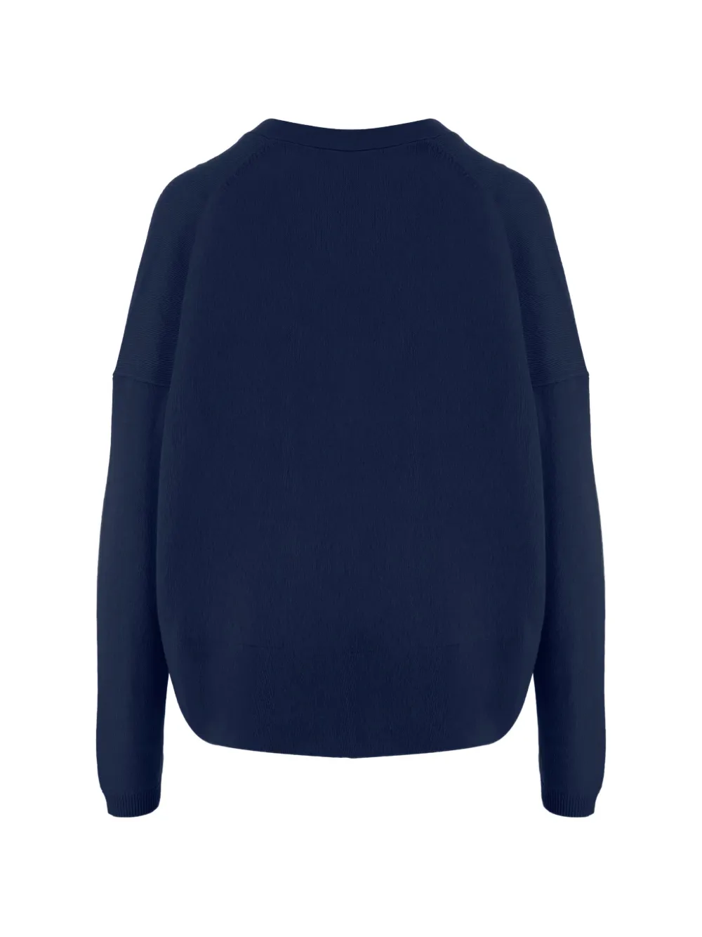  Allude V-neck Patch-pocket Cardigan - Blue 