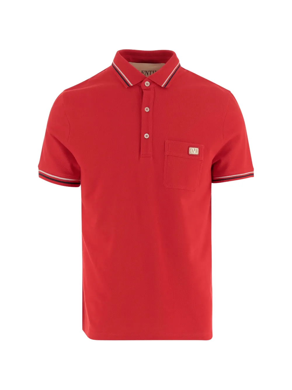 Valentino Garavani cotton polo shirt - Rosso