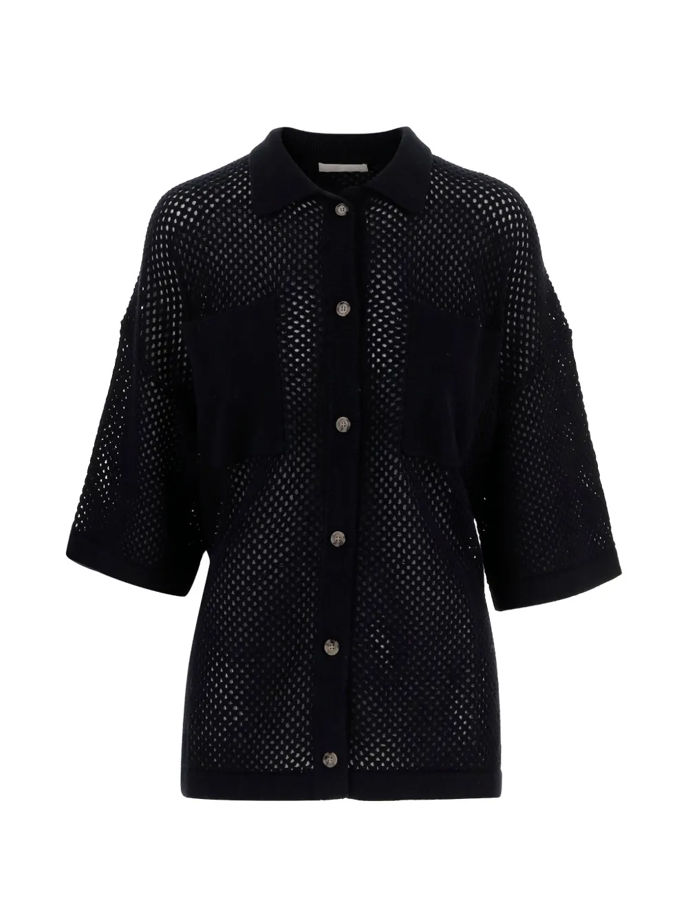 Allude openwork cardigan - Blu