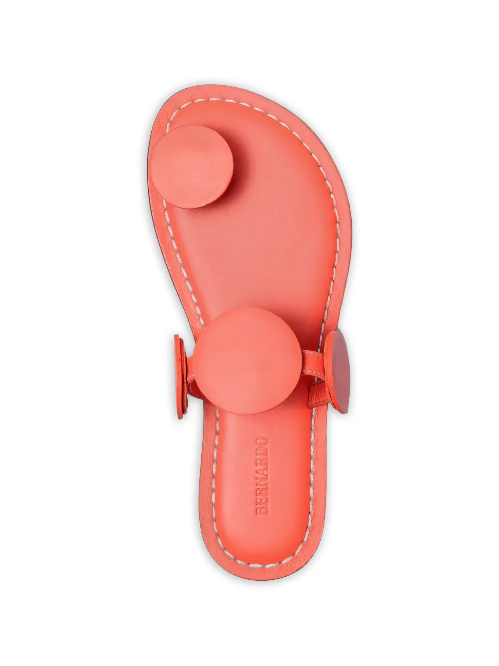  Bernardo New Moon Circle-detail Sandals - Orange 