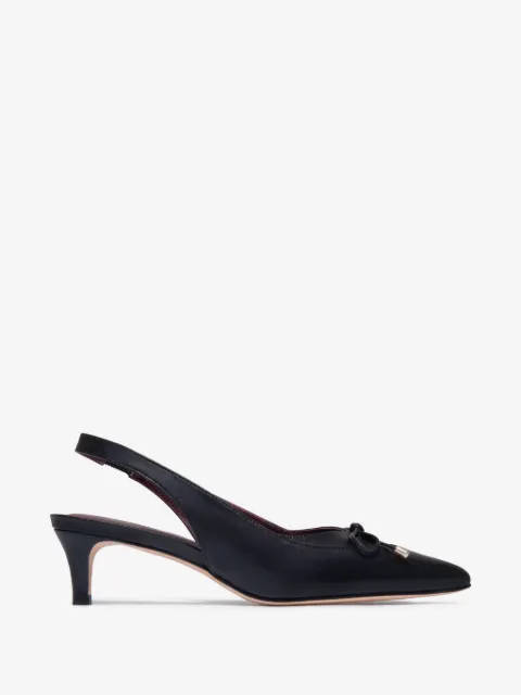 Bernardo Misha pointed-toe bow pumps
