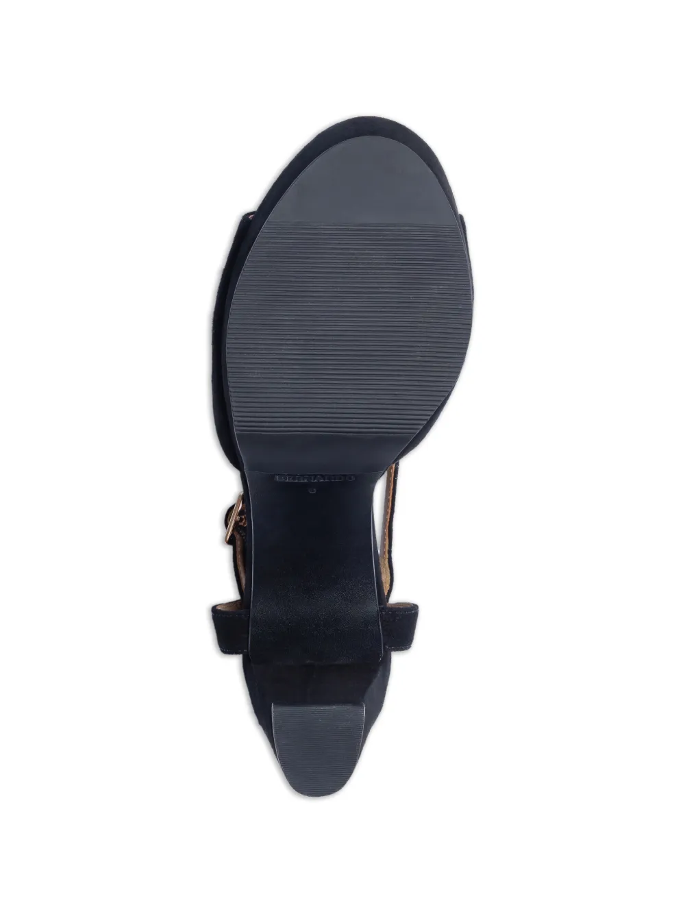 Bernardo Valeria sandalen met plateauzool Zwart