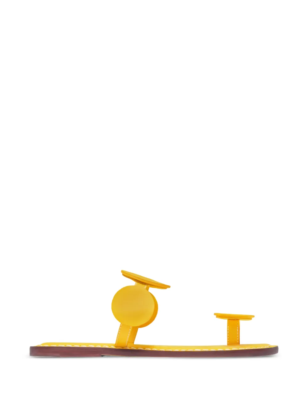 Bernardo Sandali New Moon con punta tonda - Giallo