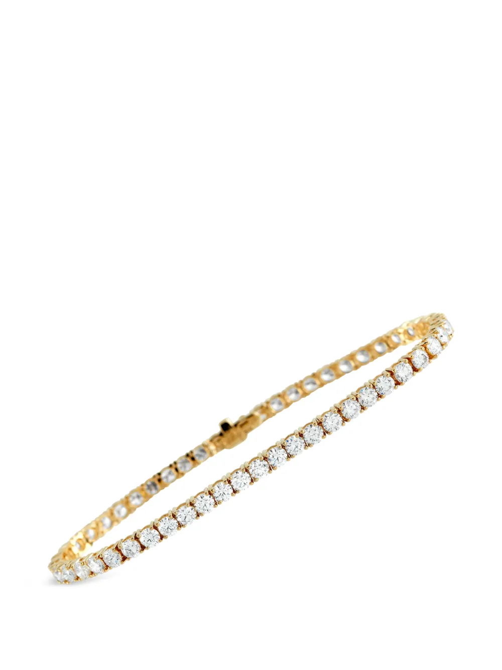 LB Exclusive round-cut diamond tennis bracelet - Oro