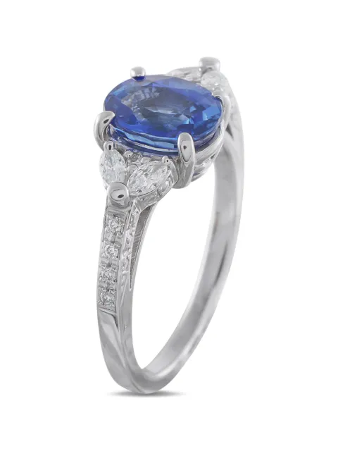 LB Exclusive sapphire diamond ring
