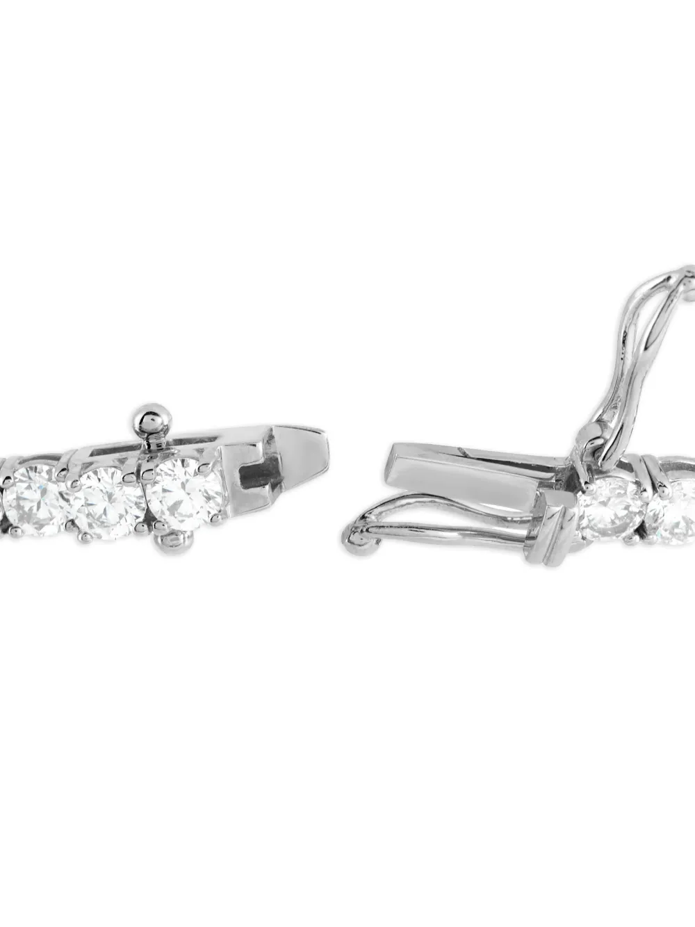 Lb Exclusive 14k White Gold 6.50ct Lab-Grown Diamond Tennis Bracelet Lg03-123125